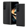 Adequado para Capa de Celular Samsung Zfold6 Couro Genuíno Lichia Couro Liso Padrão Cruzado Ultrafina Anti-Queda W254 Capa Protetora Capa de Couro