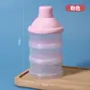 Caixa de Leite em Pó para Bebê PP Grande Capacidade Três Camadas Recipiente de Armazenamento Selado Portátil à Prova de Umidade Caixa de Suplemento de Farinha de Arroz para Passeios