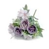 Buquê de Rosas Sonhador Buquê de Casamento Flores Artificiais Adereços para Fotografia de Casamento Arte Floral Decoração de Casa Flores de Casamento