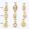 Pulsera Antigua de Dos Tonos Dorados que Conserva el Color Accesorios con Colgante de Cabeza de Buda Pulsera Wenwan Zaghiram Ganesha Cuentas Espaciadoras Colgante