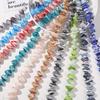 Cuentas de vidrio de concha bicolor de floración fresca diy hecho a mano lindo pulsera pulsera collar material con cuentas al por mayor