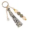 Pulsera de cuentas de silicona con borlas, nueva pulsera transfronteriza de Amazon, accesorio para bolso, llavero de borlas