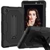 Aplicable a la funda para tableta Huawei M6 8.4 T8 color de contraste con soporte a prueba de polvo, golpes y caídas, PC + TPU todo incluido