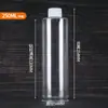 Garrafas Plásticas Transparentes de Grau Alimentício em Estoque para Atacado, Garrafas Finas de Boca Pequena, 30, 50, 100ml Garrafas para Amostragem e Dispensa de Líquidos