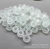 Cuentas sueltas de jade, jade esmeralda, material Bashan, donut, cuentas sueltas, anillo de jade esmeralda, anillo para correr, cuentas sueltas, pulsera, collar, accesorios de bricolaje
