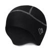 Gorro deportivo cálido sin orejeras para correr esquiar otoño e invierno gorro para la cabeza para motocicleta con orificio para gafas forro de casco