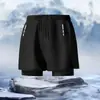 Bermuda de Natação Masculina Adulto 2026 Corrida Camada Dupla Anti-Constrangimento Solta Tamanho Grande Roupa de Banho Bermuda para Águas Termais Atacado