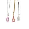 Nova Garrafa de Perfume com Letra Colar Completo de Diamante Banhado a Prata Esterlina 925 Ouro 18K Nicho Minimalista Mini Luxo Leve Corrente de Clavícula Moderna Feminina