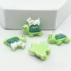 Tortuga Conejo Dibujos Animados Pegamento Crema Accesorios Resina Joyería DIY Pasador Agujero Hebilla de Zapato Material Decorativo