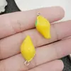 20 simulación fruta manzana plátano naranja fresa resina colgante llavero DIY colgante accesorios