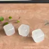 Ágata Cubo Espaciadores Accesorios DIY Seda Dorada Jade Flor de Durazno Pulsera Jade DIY Hecho a Mano con Cuentas Flor de Durazno