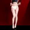 Medias de Tirantes con Estampado de Mariposa 3D Aurora, Ultradelgadas, Brillantes, Sedosas, Sexy, Puramente Seductivas, Divertidas, Negras hasta la Rodilla para Mujer