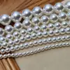 Cuentas de Concha del Mar del Sur Cuentas Sueltas Agujero Recto Alto Brillo Perlas de Concha Shijia DIY Collar Pulsera Accesorios de Joyería Cuentas al por Mayor
