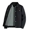 Jaqueta Casual Plus Size Nova Outono Primavera 2025 Alta Qualidade Moda Masculina de Meia-Idade e Jovem Jaqueta com Lapela