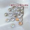 Ocho lados Rosa del Milenio Diamante Joyería para Uñas Arte de Uñas Destello Mil Sellos Diamante Octogonal Puntiagudo tamaño pequeño Pendientes Joyería Uñas Diamante Joyería