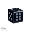 Dados de cristal natural de 16 mm transfronterizos, divertido accesorio para puntuar juegos de mesa, dados de piedra semipreciosa con esquinas rectas arenados