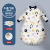 Saco de dormir de algodón antibacteriano para bebé Aishiyi, saco de dormir para niños, todo en uno para primavera, otoño e invierno, mangas desmontables, manta anti-patadas para bebé