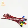 Conector de linha de bateria/linha de alimentação com passo XH2.54mm - 2 pinos, carcaça colorida, terminal único - Suporte