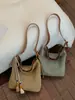Bolso de Punto Calado de Gran Capacidad Estilo Relajado para Mujer 2026 Nuevo Bolso de Hombro Cruzado Tote Casual para el Trabajo