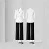 Conjunto de Traje para Mujer 2026 Primavera/Verano Nuevo Estilo Entrevista Viaje al Trabajo Ropa Formal Lugar de Trabajo Elegante Ropa de Trabajo para Dama Blazer