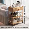 Carrito de Herramientas Especiales para Salón de Belleza, Gabinete de Almacenamiento de Tres Niveles para Salón de Peluquería y Uñas para Permanente y Tintura, Carrito de Belleza con Estante de Almacenamiento