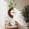Estilo Crema Verde Nórdico Bosque de Plantas Dormitorio Restaurante Arena Pintura Colgante Decoración Creativa