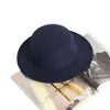 Europa y Estados Unidos sombrero de lana tipo cúpula transfronterizo para hombre sombrero Jazz sombrero de ala ancha para caballero sombrero para mujer fábrica de sombreros en blanco venta al por mayor