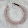 K-Style de faixa de cabeça listrada de tecido clássico versátil, personalizada, fresca e versátil, laço de cabelo para intestino grosso, acessórios diários para cabelo, novo estilo