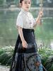 Traje Antiguo de Niña Estilo Occidental de Alta Gama Hanfu Falda de Caballo Infantil para Niños Grandes Falda Diaria Estilo Chino para Niñas