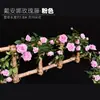 Treliças de flores artificiais, treliças de rosas, guirlandas de rosas falsas, decorações de teto, decorações de entrada, decorações de áreas cênicas, decorações de shoppings, artigos de decoração macia, arranjos florais