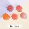 Jingdian Jewelry Fonte de Sal Carmesim Ágata Pequena Gota Coleção Fábrica Personalizada Cabeça de Coelho Fivela de Segurança Anel de Corrida Pixiu Acessórios