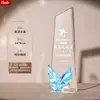 Trofeo de Cristal Hecho a Medida para Premios de Alta Gama y Elegantes para Empleados Destacados, Campeones de Concursos Creativos y Premios de Reunión Anual