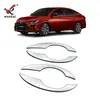 Adequado para 23 Yaris Ativ Maçaneta de Porta Modificada Tiras Decorativas Galvanizadas Maçaneta Especial Vios Lantejoulas