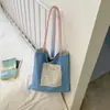 Bolso cruzado floral estilo perezoso, bolso de hombro fresco estilo coreano, bolso versátil de gran capacidad para primavera y verano, bolso ligero para estudiante