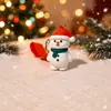 Chaveiros de Natal Personalizados, Decorações de Natal em PVC Macio, Figurinhas de Desenho Animado Criativas, Pingentes para Carro e Bolsa Fábrica