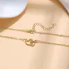 Hebilla de Corazón a Corazón Transfronteriza Colgante de Diamante Amoroso Estilo Ins Femenino Cadena Cruzada Cadena de Clavícula Dulce Todo-partido Joyería