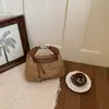 Bolsas de Palha Trançada Tendência deste Ano para Mulheres, Novas Bolsas Transversais Versáteis da Moda 2026, Pequenas Bolsas para Sair