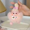 Chaveiro de Boneca de Pelúcia Pingente de Bolsa de Pelúcia Desenho Animado Chaveiro de Carro Caixa Surpresa Presente de Aniversário Fofo para Homens e Mulheres