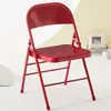Silla Plegable Estilo Ins con Respaldo, Silla Plegable para el Hogar, Silla de Oficina Portátil, Silla de Conferencia, Silla para Computadora, Silla para Dormitorio