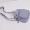 2024 Nueva Bolsa para Teléfono Móvil de Tres Capas para Mujer, Bolso Cruzado Mini, Versátil para Verano, Lona Oxford, Billetera para Monedas para Caminar