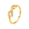 Nuevo anillo liso de acero inoxidable con incrustaciones de diamantes y diseño de lazo en forma de corazón de Amazon, anillos gruesos y delgados para hombres y mujeres, anillos de pareja