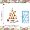 Decorações de Natal, adesivos eletrostáticos para vidro, animais fofos celebrando o Natal, adesivos de janela de árvore de Natal, criando uma atmosfera festiva de Natal, decorações de janela, presentes