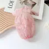 Mangas de Encaje Translúcido para Mujer, Mangas de Chaqueta de Plumas Cortas de Encaje Bordado, Mangas Antifouling para Oficina y Estudiantes