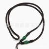 Corrente longa para suéter cordão trançado corda de colar de jade atacado corda com pingente de contas de ágata e jade corda grossa corda trançada