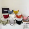 Bolsa Pequena de Tecido de Nicho 2026 para Mulheres, Bolsa Feminina Modelo Novo 2026, Bolsa Transversal Estilo Coreano, Bolsa de Ombro Elegante, Bolsa Dumpling