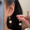 Aleación de cobre Pendientes de borla encantadores de perla 2023 nuevo diseño de nicho pendientes de alto grado temperamento todo-partido oreja