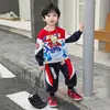 Traje Clásico de Ultraman para Niños de Primavera y Otoño Conjunto Deportivo de Dos Piezas Estilo Coreano Ropa Linda para Bebés Venta al por Mayor