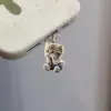 Tapón de Polvo para Teléfono de Acrílico con Dibujo de Gatito Caricatura Lindo 2D Transfronterizo Adecuado para Teléfonos Tipo-C y Apple