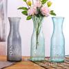 Jarrón de cristal hidropónico nórdico para sala de estar, transparente, con diseño de lirio, bambú rico, aliento de bebé, estrella, pequeño jarrón de flores, adornos