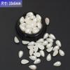 Acessórios de vestuário abs fundo plano pérola artificial DIY acessórios em formato de pérola artificial gota d'água oval acessórios de cabelo pérola artificial